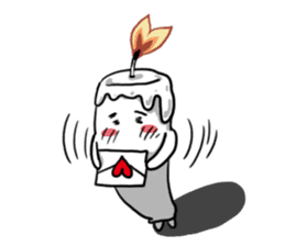 Light before the wind(English) sticker #5908323