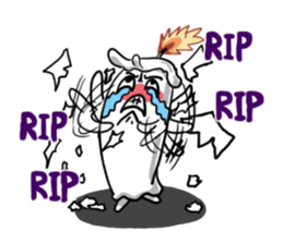 Light before the wind(English) sticker #5908325