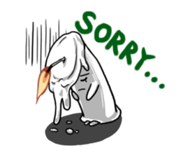 Light before the wind(English) sticker #5908335