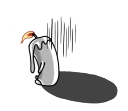 Light before the wind(English) sticker #5908351