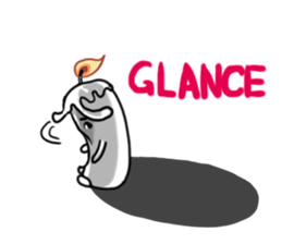 Light before the wind(English) sticker #5908353