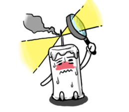 Light before the wind(English) sticker #5908367