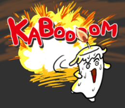 Light before the wind(English) sticker #5908373