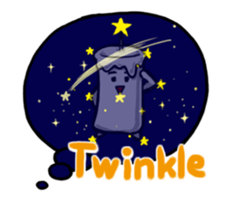 Light before the wind(English) sticker #5908377