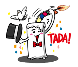 Light before the wind(English) sticker #5908387