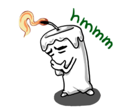 Light before the wind(English) sticker #5908391