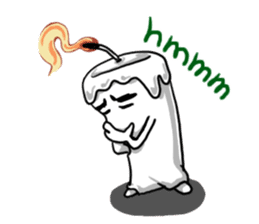 Light before the wind(English) sticker #5908391