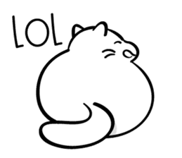 Senaka-neko sticker #5908682