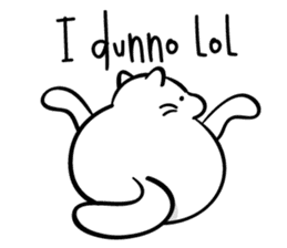 Senaka-neko sticker #5908683