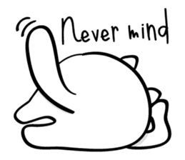 Senaka-neko sticker #5908684