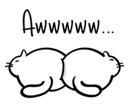 Senaka-neko sticker #5908687