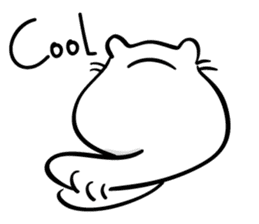 Senaka-neko sticker #5908688