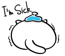 Senaka-neko sticker #5908694