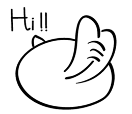 Senaka-neko sticker #5908695