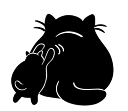 Senaka-neko sticker #5908696