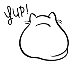 Senaka-neko sticker #5908700