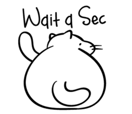 Senaka-neko sticker #5908702