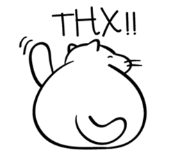 Senaka-neko sticker #5908703