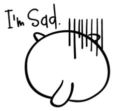 Senaka-neko sticker #5908711