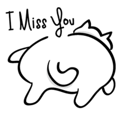 Senaka-neko sticker #5908717