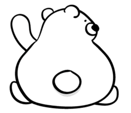 Senaka-neko sticker #5908719