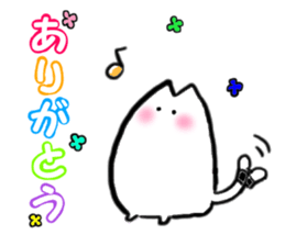 Monotone cats. sticker #5909209