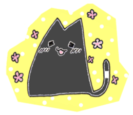 Monotone cats. sticker #5909218