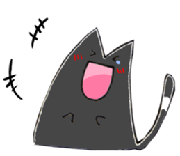 Monotone cats. sticker #5909220