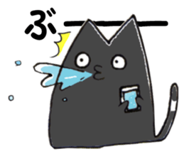 Monotone cats. sticker #5909223