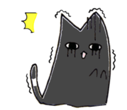 Monotone cats. sticker #5909226