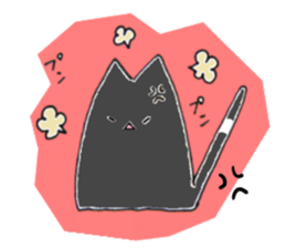 Monotone cats. sticker #5909236