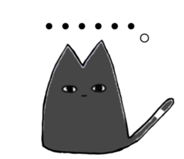 Monotone cats. sticker #5909238