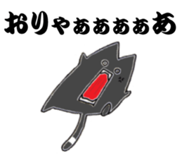 Monotone cats. sticker #5909239