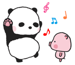 Sweet Panda & Honey Pig sticker #5909329