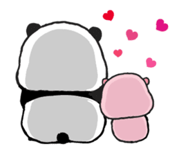 Sweet Panda & Honey Pig sticker #5909344