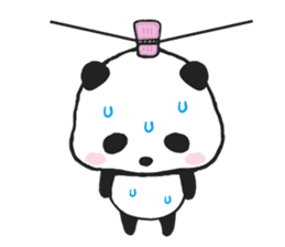 Sweet Panda & Honey Pig sticker #5909349