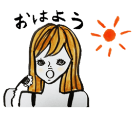 Everytime is a Parisienne. sticker #5910161