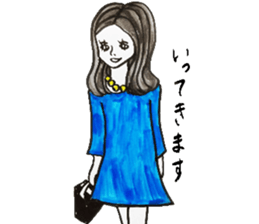 Everytime is a Parisienne. sticker #5910182