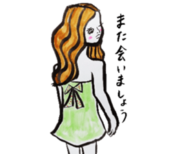 Everytime is a Parisienne. sticker #5910192