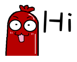 Sausage cool guys sticker #5910200