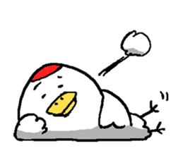 The Cute-Damn Cranes sticker #5910984