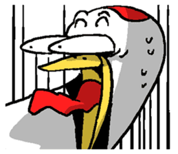 The Cute-Damn Cranes sticker #5910989