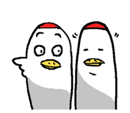 The Cute-Damn Cranes sticker #5910998