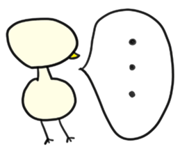 daily life conversation of Mr.Piyokawa sticker #5911079