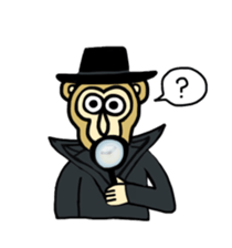 Chaneenoy funny monkey 2 sticker #5911084