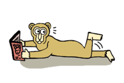 Chaneenoy funny monkey 2 sticker #5911088