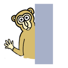 Chaneenoy funny monkey 2 sticker #5911089