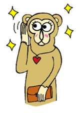 Chaneenoy funny monkey 2 sticker #5911091