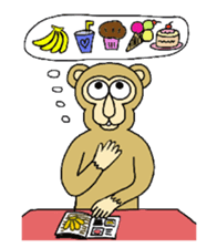 Chaneenoy funny monkey 2 sticker #5911096