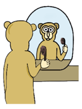 Chaneenoy funny monkey 2 sticker #5911103